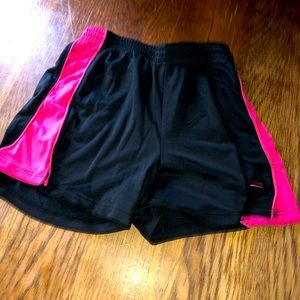 pink athletic shorts